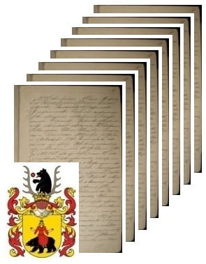 Przykładowe zdjęcie wywodu rodowitości szlacheckiej z 1898 roku, stron 8.jpg