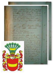 Przykładowe zdjęcie wywodu rodowitości szlacheckiej z 1802 roku, stron 2.jpg