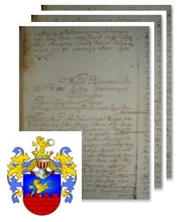 Przykładowe zdjęcie wywodu rodowitości szlacheckiej z 1802 roku, stron 3.jpg