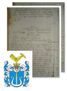 Przykładowe zdjęcie wywodu rodowitości szlacheckiej z 1802 roku, stron 2.jpg