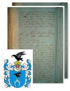 Przykładowe zdjęcie wywodu rodowitości szlacheckiej z 1802 roku, stron 2.jpg