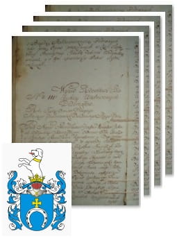 Przykładowe zdjęcie wywodu rodowitości szlacheckiej z 1801 roku, stron 4.jpg