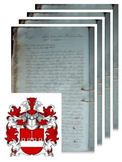 Przykładowe zdjęcie wywodu rodowitości szlacheckiej z 1815 roku, stron 4.jpg