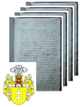 Przykładowe zdjęcie wywodu rodowitości szlacheckiej z 1811 roku, stron 4.jpg