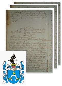 Przykładowe zdjęcie wywodu rodowitości szlacheckiej z 1802 roku, stron 3.jpg