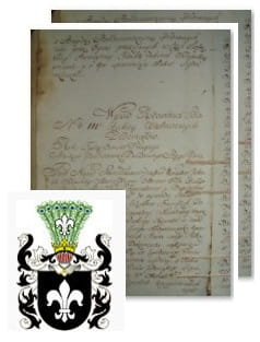 Przykładowe zdjęcie wywodu rodowitości szlacheckiej z 1802 roku, stron 2.jpg