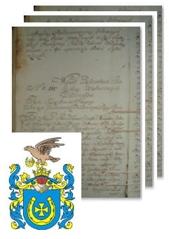 Przykładowe zdjęcie wywodu rodowitości szlacheckiej z 1802 roku, stron 3.jpg