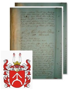 Przykładowe zdjęcie wywodu rodowitości szlacheckiej z 1802 roku, stron 2.jpg