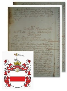 Przykładowe zdjęcie wywodu rodowitości szlacheckiej z 1802 roku, stron 2.jpg