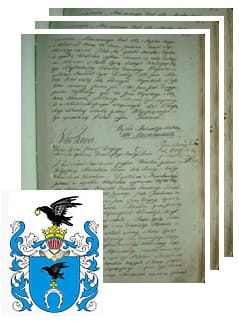 Przykładowe zdjęcie wywodu rodowitości szlacheckiej z 1802 roku, stron 3.jpg