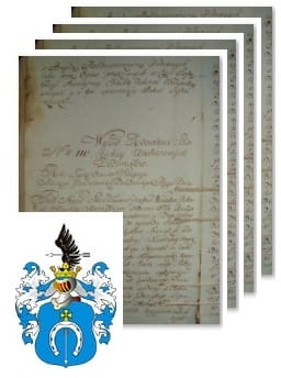 Przykładowe zdjęcie wywodu rodowitości szlacheckiej z 1802 roku, stron 4.jpg