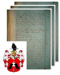 Przykładowe zdjęcie wywodu rodowitości szlacheckiej z 1802 roku, stron 3.jpg