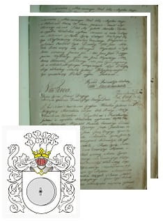 Przykładowe zdjęcie wywodu rodowitości szlacheckiej z 1801 roku, stron 2.jpg