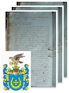 Przykładowe zdjęcie wywodu rodowitości szlacheckiej z 1816 roku, stron 3.jpg