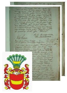 Przykładowe zdjęcie wywodu rodowitości szlacheckiej z 1802 roku, stron 2.jpg