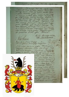 Przykładowe zdjęcie wywodu rodowitości szlacheckiej z 1802 roku, stron 2.jpg