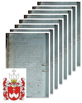 Przykładowe zdjęcie wywodu rodowitości szlacheckiej z 1806 roku, stron 8.jpg