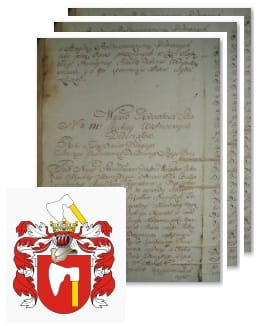 Przykładowe zdjęcie wywodu rodowitości szlacheckiej z 1802 roku, stron 3.jpg