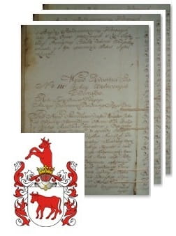 Przykładowe zdjęcie wywodu rodowitości szlacheckiej z 1802 roku, stron 3.jpg