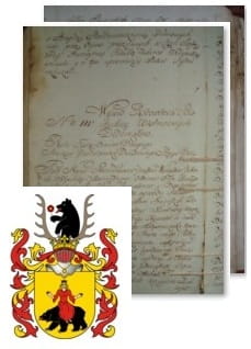Przykładowe zdjęcie wywodu rodowitości szlacheckiej z 1802 roku, stron 2.jpg