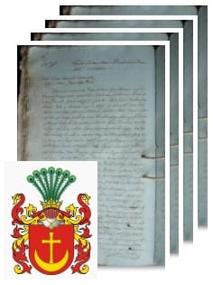 Przykładowe zdjęcie wywodu rodowitości szlacheckiej z 1811 roku, stron 4.jpg