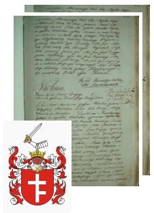 Przykładowe zdjęcie wywodu rodowitości szlacheckiej z 1802 roku, stron 2.jpg