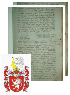 Przykładowe zdjęcie wywodu rodowitości szlacheckiej z 1802 roku, stron 2.jpg