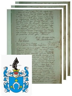 Przykładowe zdjęcie wywodu rodowitości szlacheckiej z 1802 roku, stron 3.jpg