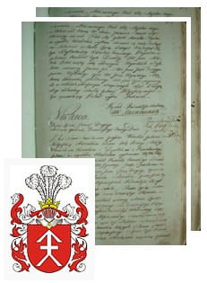 Przykładowe zdjęcie wywodu rodowitości szlacheckiej z 1802 roku, stron 2.jpg