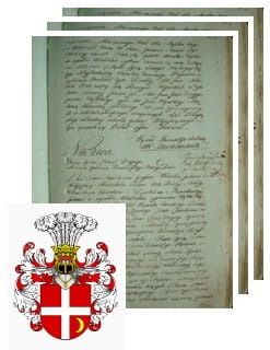 Przykładowe zdjęcie wywodu rodowitości szlacheckiej z 1801 roku, stron 3.jpg