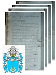 Przykładowe zdjęcie wywodu rodowitości szlacheckiej z 1811 roku, stron 4.jpg