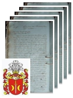 Przykładowe zdjęcie wywodu rodowitości szlacheckiej z 1815 roku, stron 5.jpg
