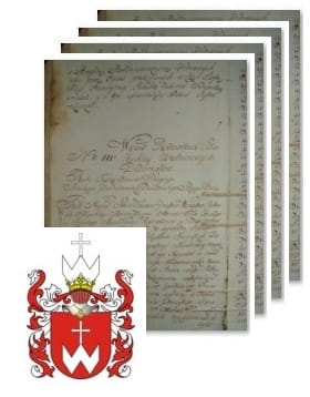 Przykładowe zdjęcie wywodu rodowitości szlacheckiej z 1801 roku, stron 4.jpg