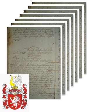 Przykładowe zdjęcie wywodu rodowitości szlacheckiej z 1802 roku, stron 7.jpg