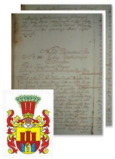 Przykładowe zdjęcie wywodu rodowitości szlacheckiej z 1802 roku, stron 2.jpg