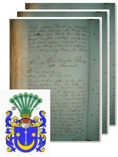 Przykładowe zdjęcie wywodu rodowitości szlacheckiej z 1802 roku, stron 3.jpg