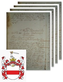 Przykładowe zdjęcie wywodu rodowitości szlacheckiej z 1802 roku, stron 4.jpg