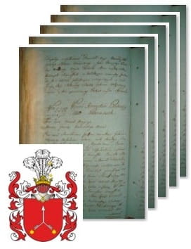 Przykładowe zdjęcie wywodu rodowitości szlacheckiej z 1802 roku, stron 5.jpg