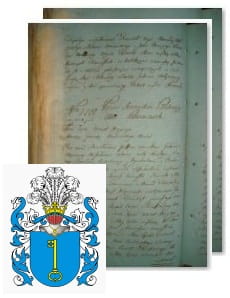 Przykładowe zdjęcie wywodu rodowitości szlacheckiej z 1802 roku, stron 2.jpg