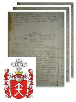 Przykładowe zdjęcie wywodu rodowitości szlacheckiej z 1802 roku, stron 3.jpg