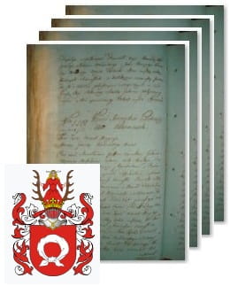 Przykładowe zdjęcie wywodu rodowitości szlacheckiej z 1802 roku, stron 4.jpg
