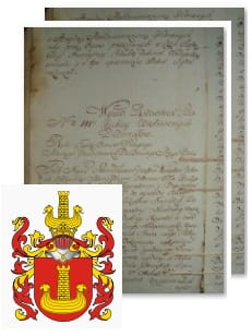 Przykładowe zdjęcie wywodu rodowitości szlacheckiej z 1802 roku, stron 2.jpg