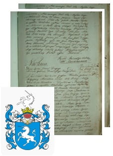 Przykładowe zdjęcie wywodu rodowitości szlacheckiej z 1802 roku, stron 2.jpg