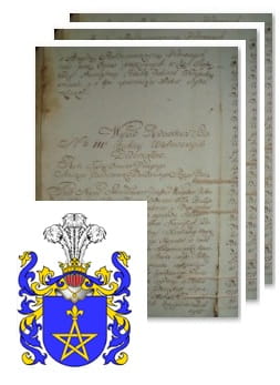 Przykładowe zdjęcie wywodu rodowitości szlacheckiej z 1802 roku, stron 3.jpg