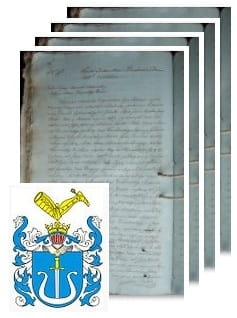 Przykładowe zdjęcie wywodu rodowitości szlacheckiej z 1808 roku, stron 4.jpg