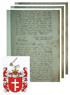 Przykładowe zdjęcie wywodu rodowitości szlacheckiej z 1802 roku, stron 3.jpg