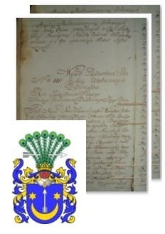 Przykładowe zdjęcie wywodu rodowitości szlacheckiej z 1802 roku, stron 2.jpg