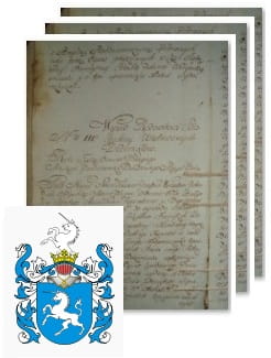 Przykładowe zdjęcie wywodu rodowitości szlacheckiej z 1802 roku, stron 3.jpg