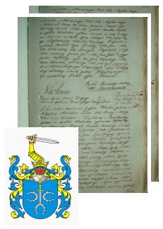 Przykładowe zdjęcie wywodu rodowitości szlacheckiej z 1802 roku, stron 2.jpg