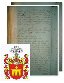 Przykładowe zdjęcie wywodu rodowitości szlacheckiej z 1802 roku, stron 2.jpg